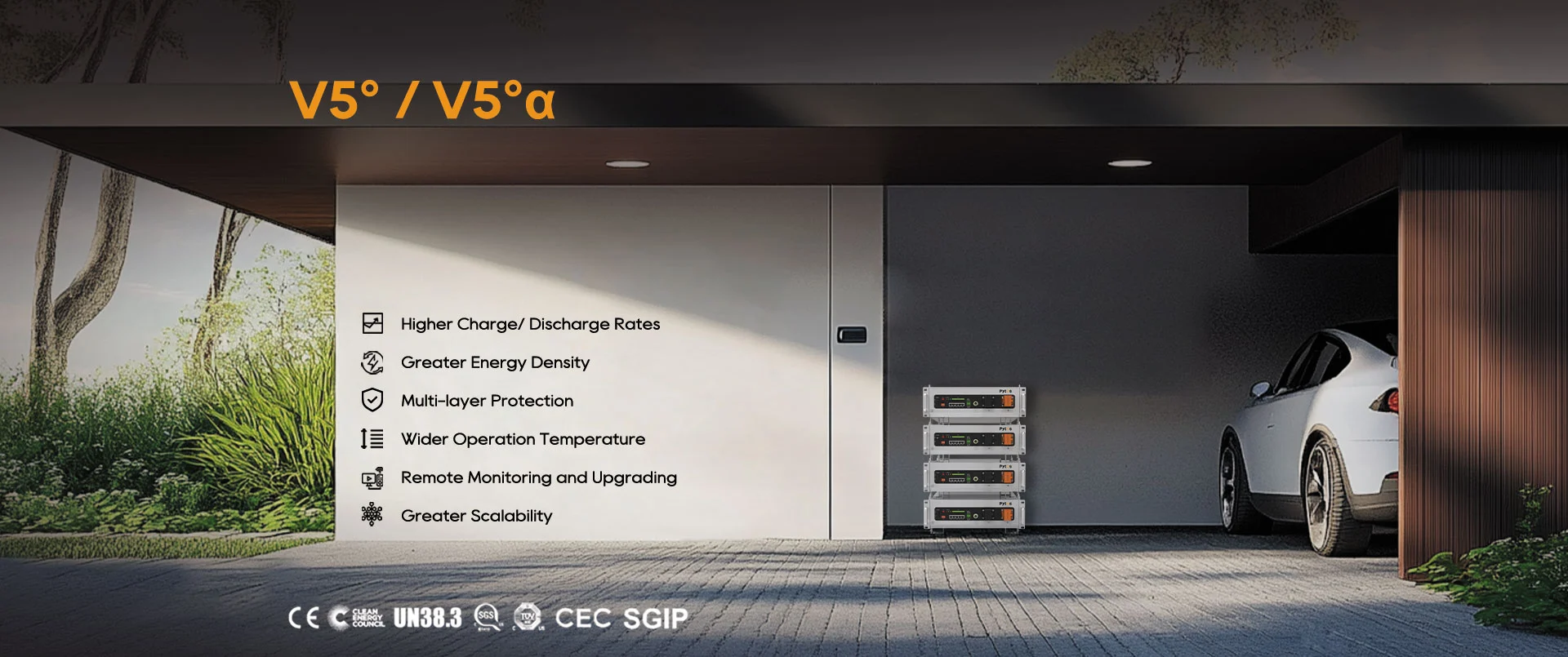 Low Voltage Battery V5°/V5°α
